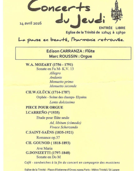 Concerts du Jeudi